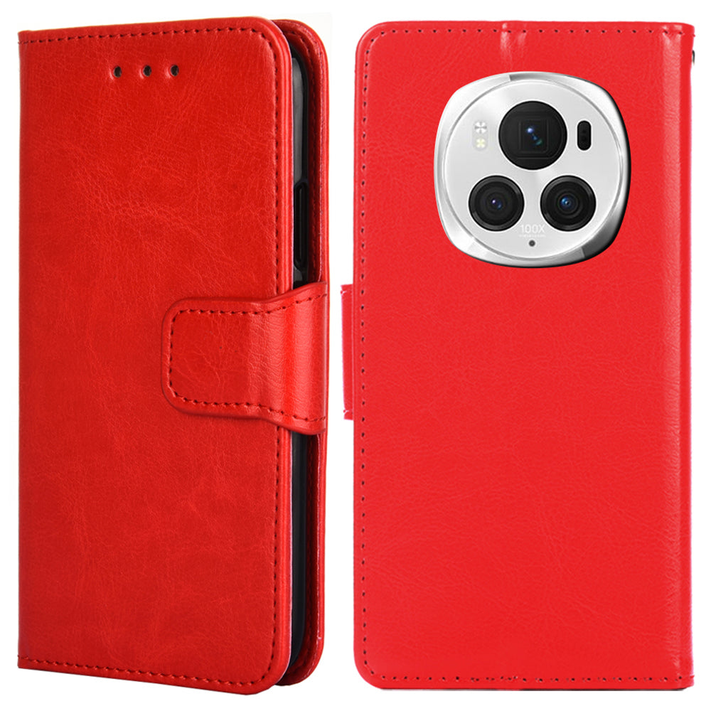 For Honor Magic6 Pro 5G Case Shockproof Leather Phone Cover with Card Slots Wallet For Honor Magic6 Pro 5G Case Shockproof Leather Phone Cover with Card Slots Wallet